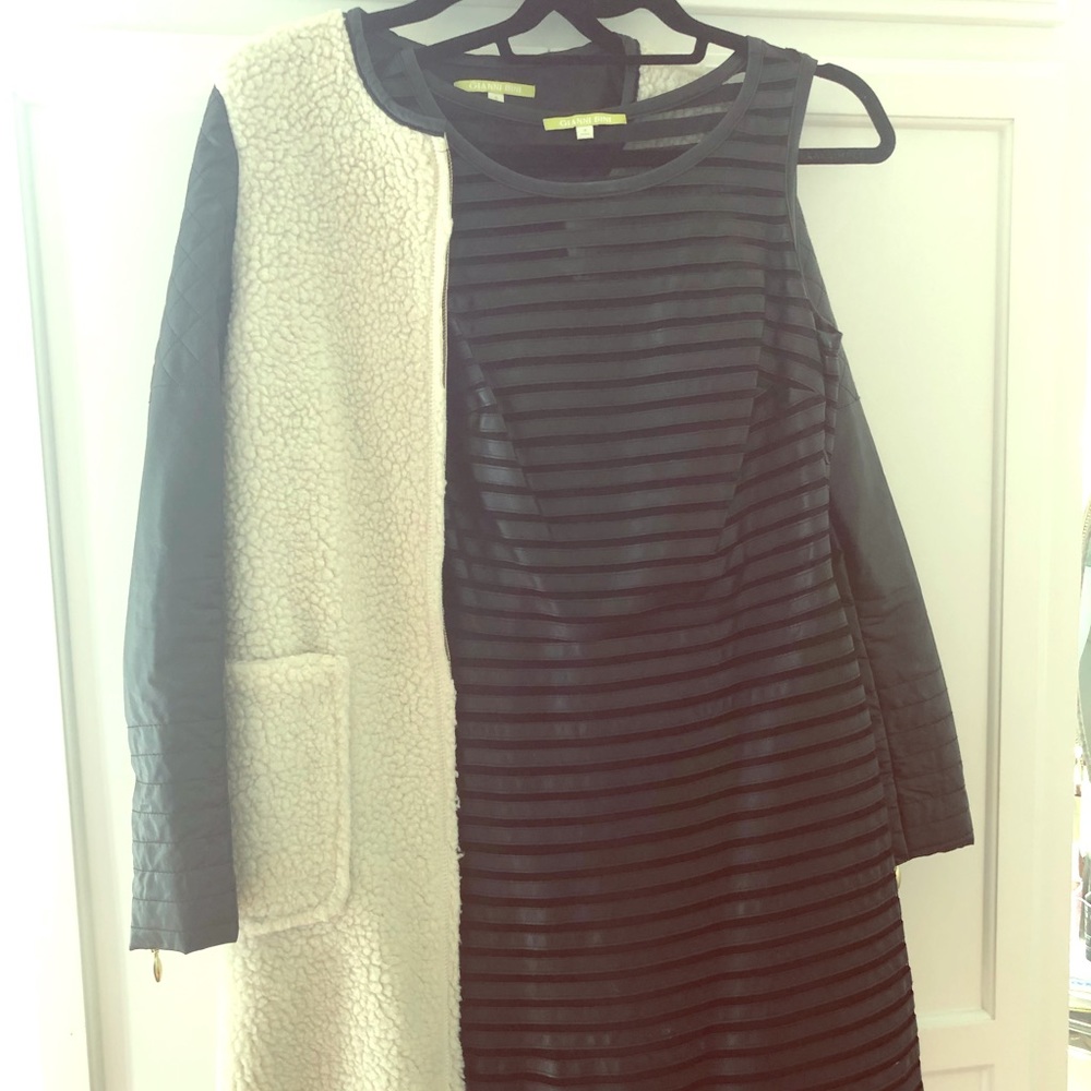 GUC Gianni bini dress (4) and coat (s) set